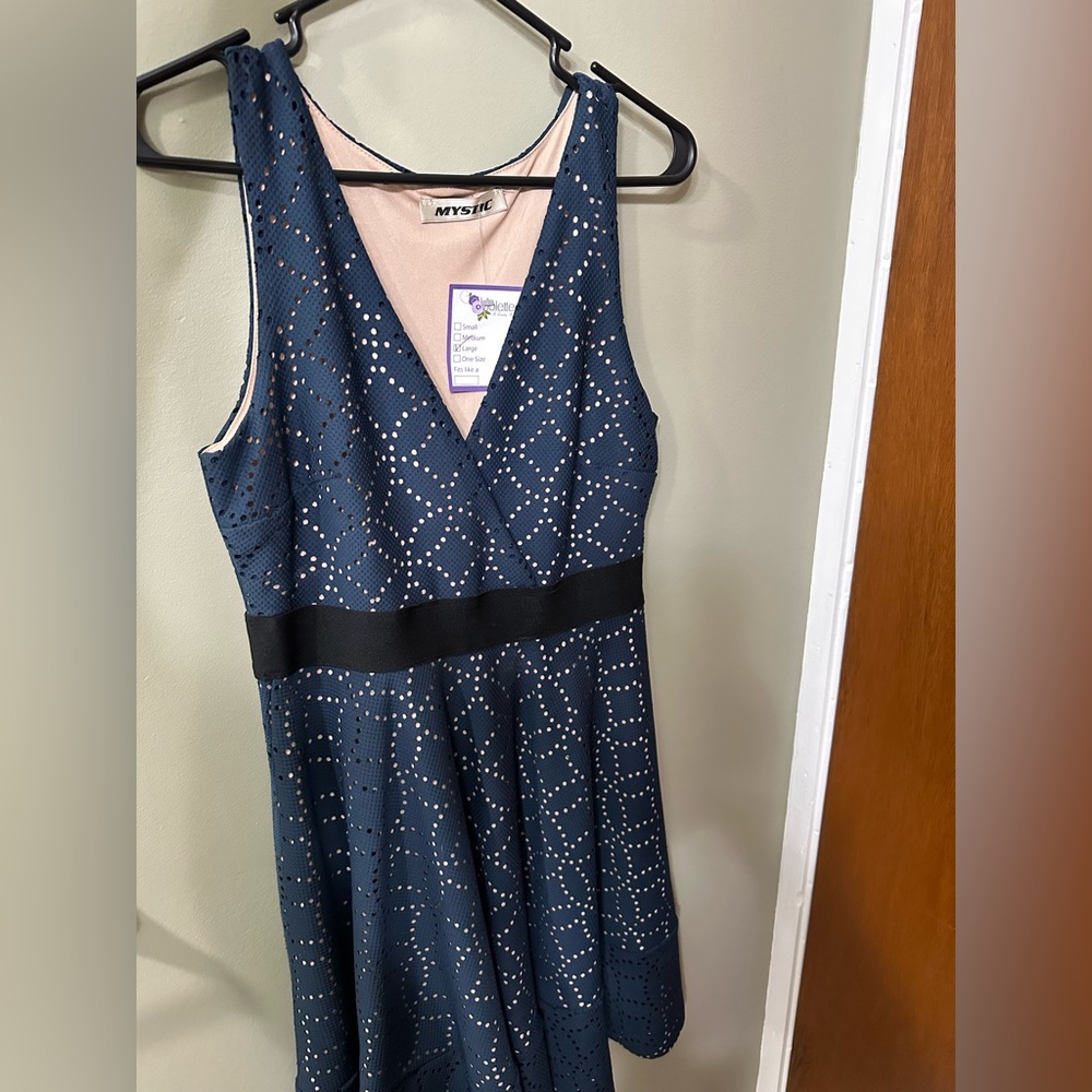 Mystic blue dress - size L